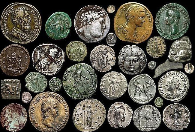 ancient silver coins 