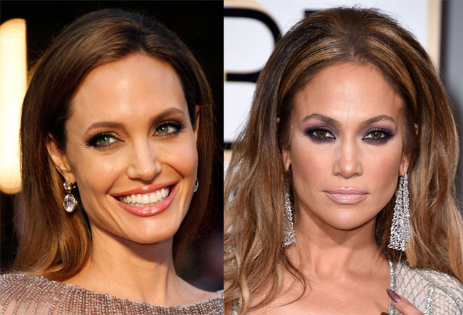 Angelina Jolie and J Lo
