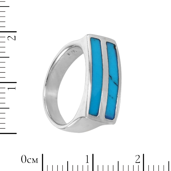 Кольцо 'Киара' с эмалью