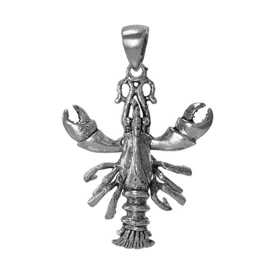 Подвеска 'Омар подвижный' серебряная