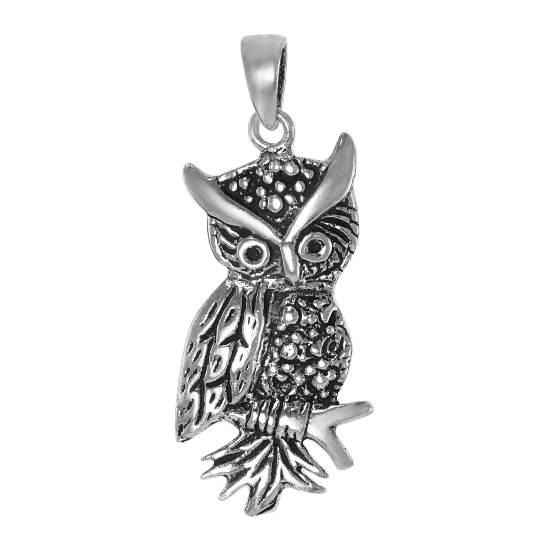 Подвеска 'Филин' серебряная