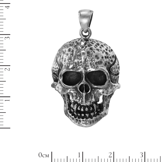 Подвеска 'Череп' серебряная