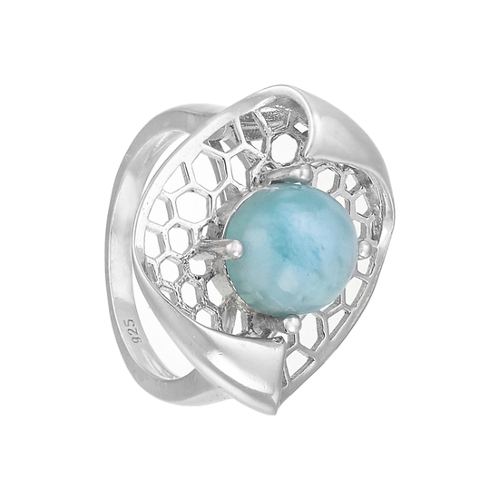 Кольцо 'Луиза' с ларимаром