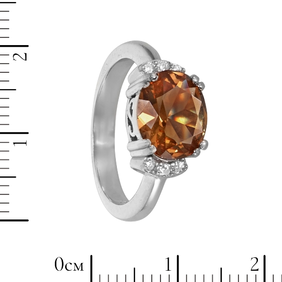 Кольцо 'Витальность' с султанитом, родий