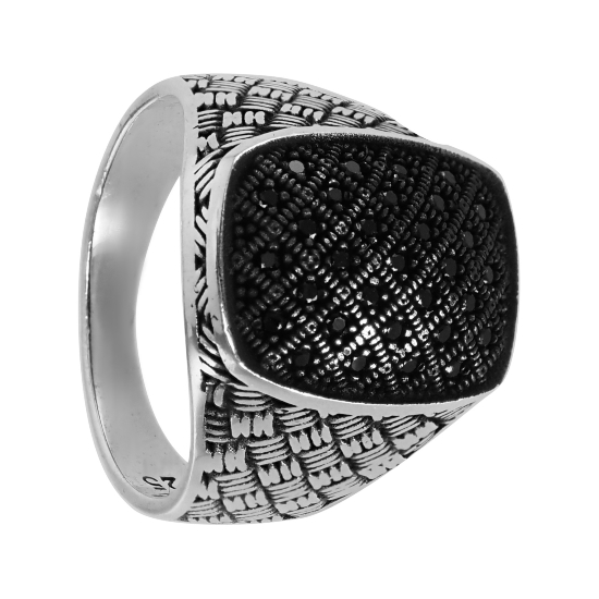 Печатка 'Асита' с чёрной шпинелью